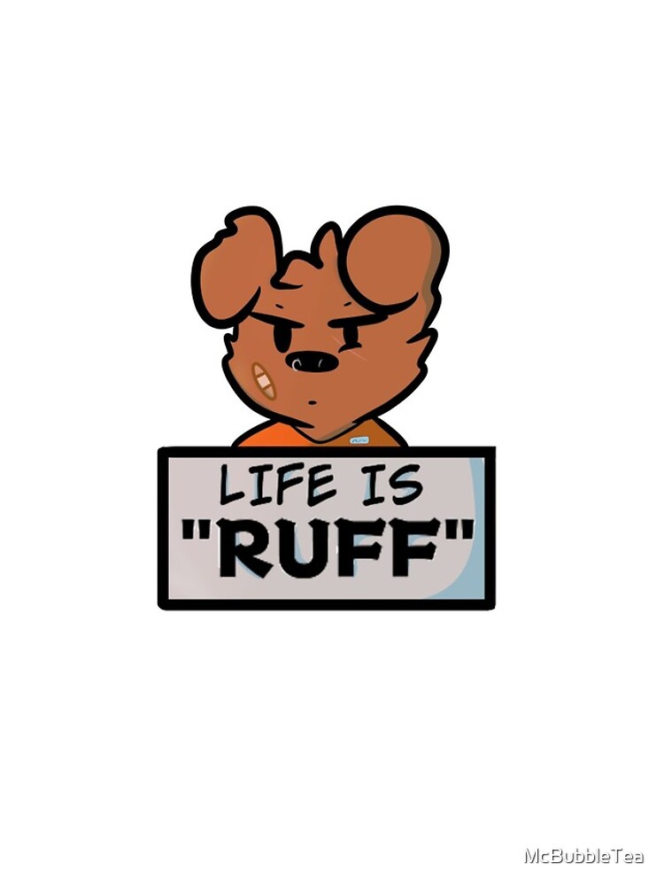 Thumbnail 4 of 4, iPhone Case, Life is Ruff designed and sold by McBubbleTea.