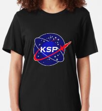 KSP Space Agency logo Slim Fit T-Shirt