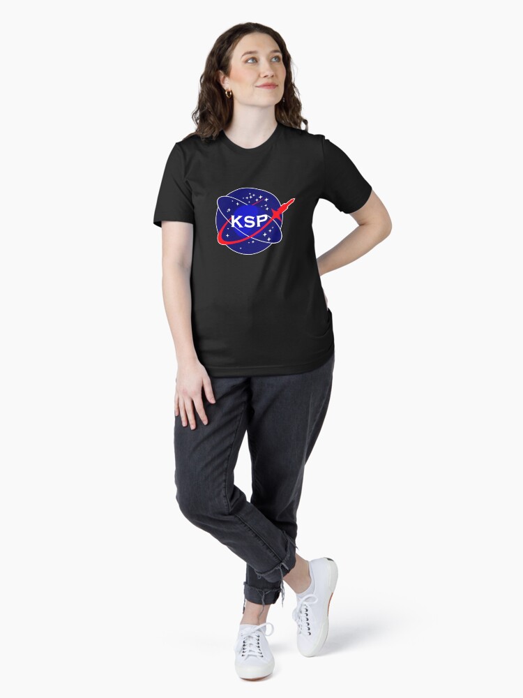 Thumbnail 4 of 7, Essential T-Shirt, KSP Space Agency logo designed and sold by JMcDowallDesign.