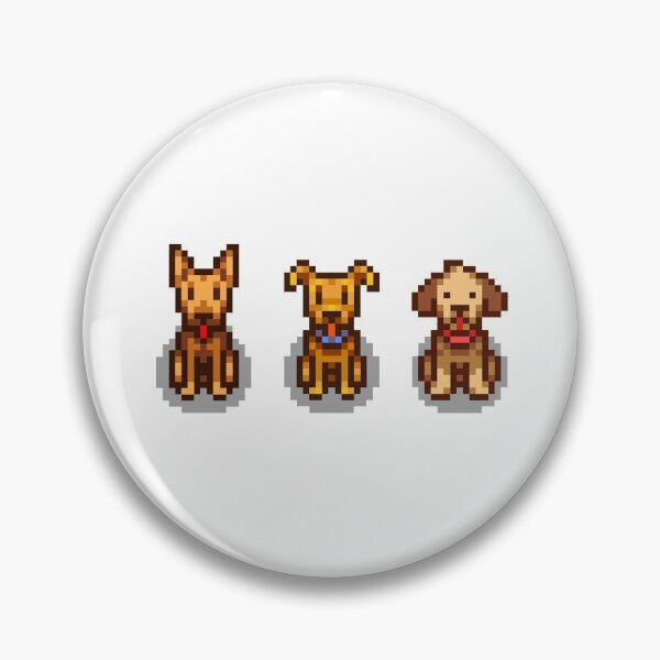 Item preview, Stardew Valley Pets: 3 Dogs designed and sold by r9440.