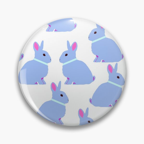 Item preview, Bunch of Rabbits Blue designed and sold by Claudia Caseri.