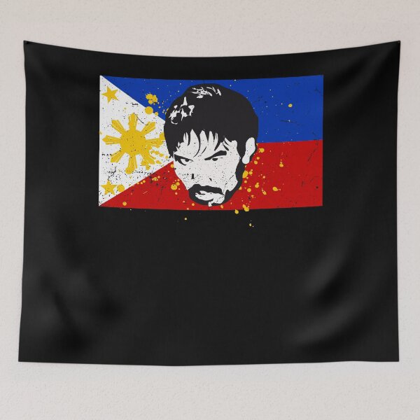 Item preview, Manny Pacquiao distressed philippine flag designed and sold by Teecha.