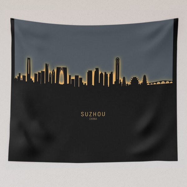 Item preview, Suzhou China Skyline designed and sold by ArtPrints.