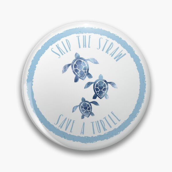 Item preview, Skip the straw, save a turtle  designed and sold by Heather  Hinson.