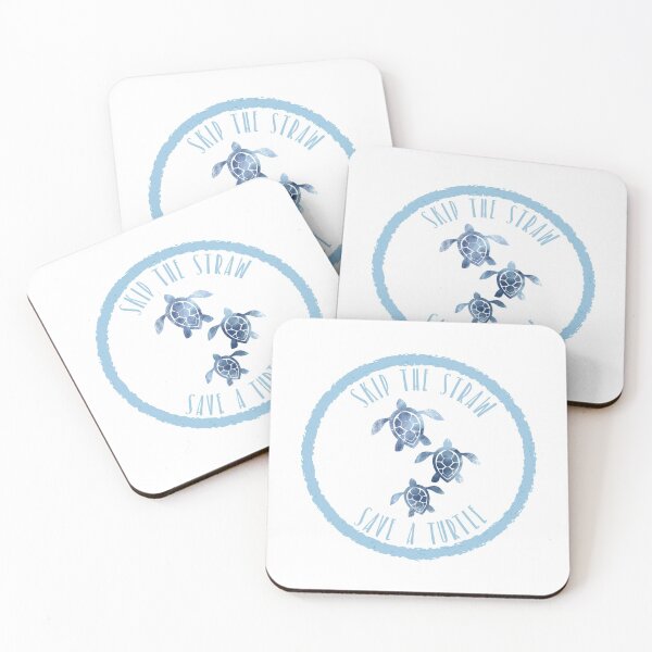 Item preview, Skip the straw, save a turtle  designed and sold by Heather  Hinson.