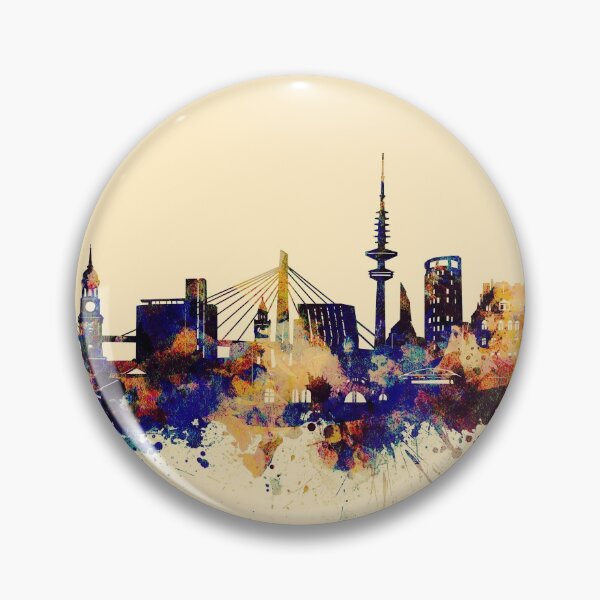Item preview, hamburg skyline designed and sold by BekimART2.