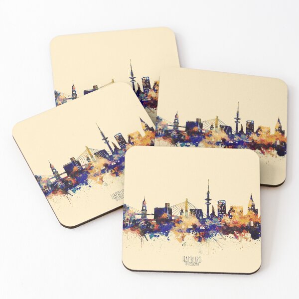 Item preview, hamburg skyline designed and sold by BekimART2.
