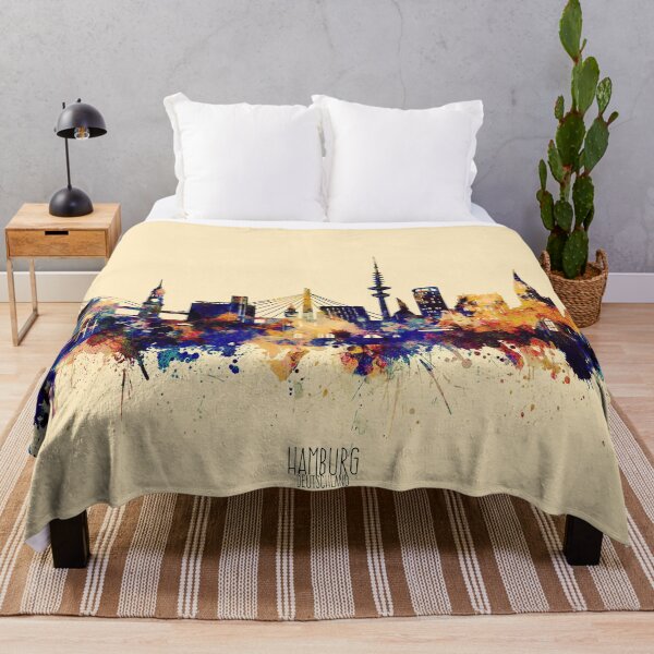Item preview, hamburg skyline designed and sold by BekimART2.