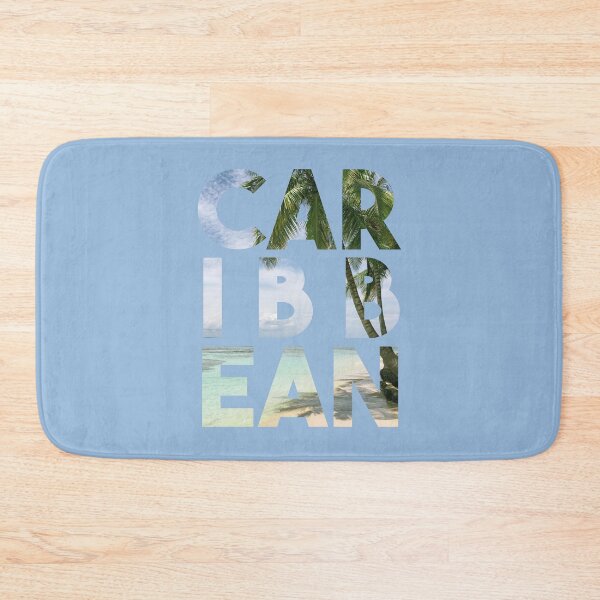 Item preview, Caribbean Karibik Strand Foto Buchstaben designed and sold by ClumsyCat.