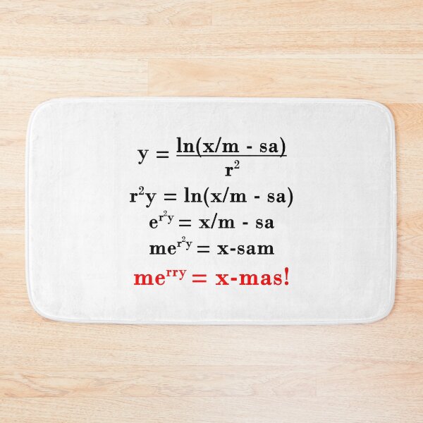 Item preview, Merry Xmas- Math Engineering Christmas designed and sold by FakeMirror.