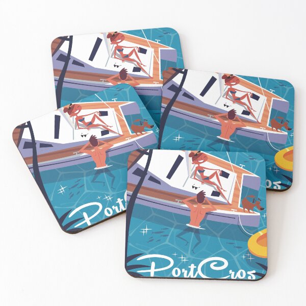 Item preview, Port Cros poster designed and sold by GAGodel.