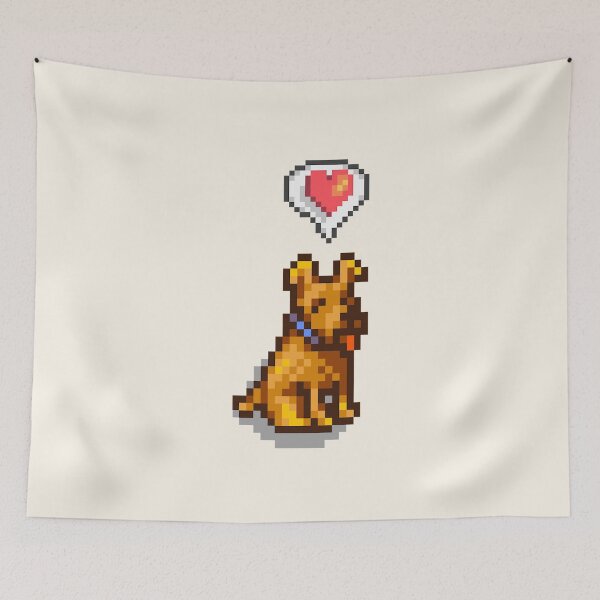 Item preview, Stardew Valley Happy Dog (Sitting) designed and sold by r9440.