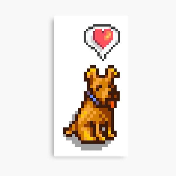 Item preview, Stardew Valley Happy Dog (Sitting) designed and sold by r9440.