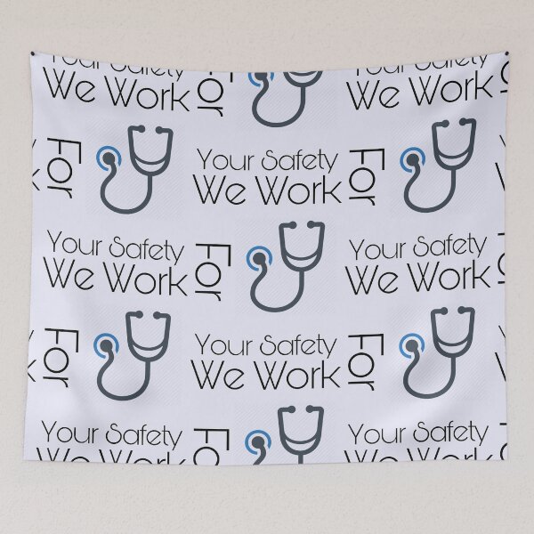 Item preview, We work for your Safety - Medical Staff during Corona Virus designed and sold by MustaFighter.