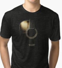 Acoustic Guitar Lite (please see description) Tri-blend T-Shirt