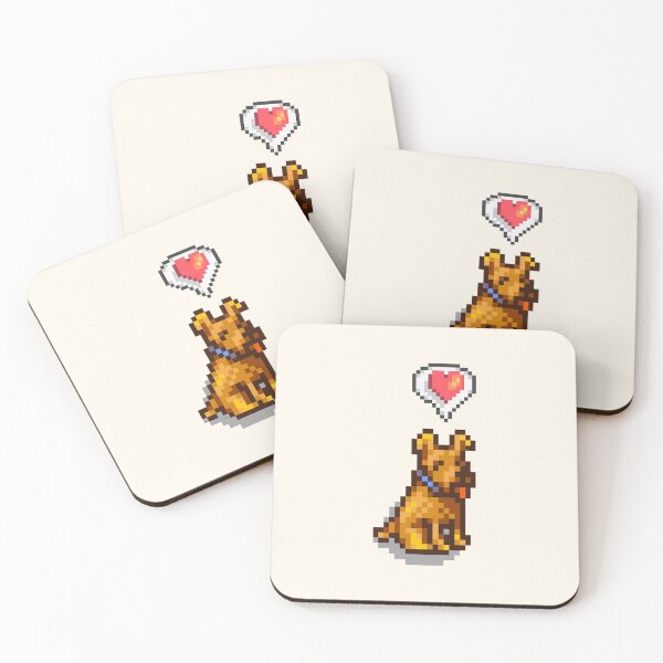 Item preview, Stardew Valley Happy Dog (Sitting) designed and sold by r9440.
