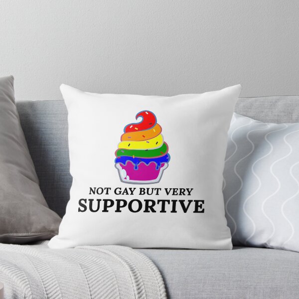 Item preview, LGBT Straight Ally Pride | Not Gay But Very SUPPORTIVE designed and sold by MagicBoutique.