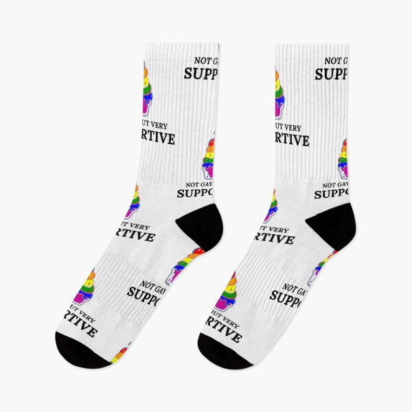 Item preview, LGBT Straight Ally Pride | Not Gay But Very SUPPORTIVE designed and sold by MagicBoutique.