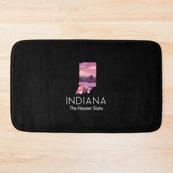 Item preview, Indiana Proud State Motto The Hoosier State print designed and sold by jakehughes2015.
