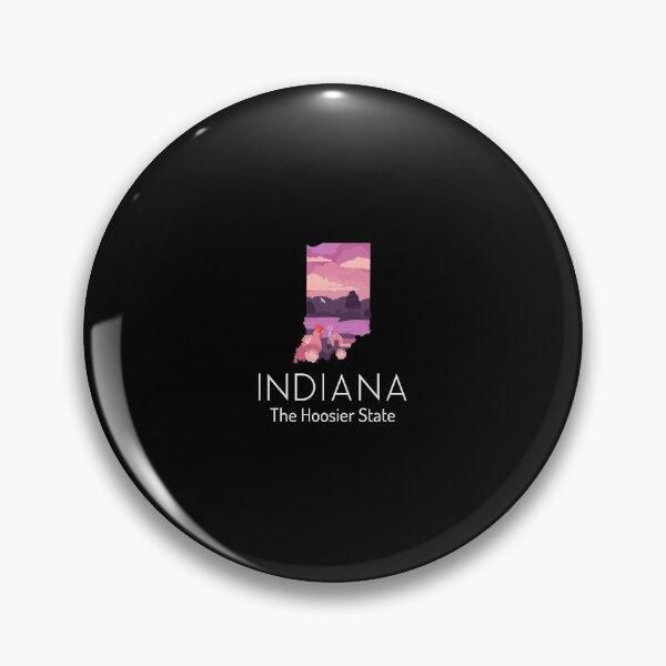 Item preview, Indiana Proud State Motto The Hoosier State print designed and sold by jakehughes2015.
