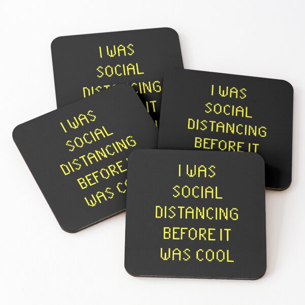 Item preview, I Was Social Distancing Before It Was Cool designed and sold by RealThessalia.