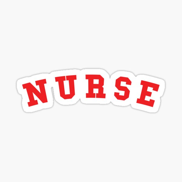 NURSE STICKER  UNIVERSITY CAMPUS STORE