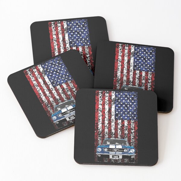 Item preview, American muscle - 65 Mustang - Flag designed and sold by M3EX.