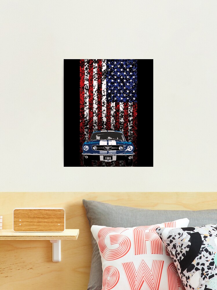 Paint Splattered American Flag