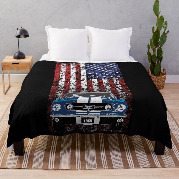 Item preview, American muscle - 65 Mustang - Flag designed and sold by M3EX.