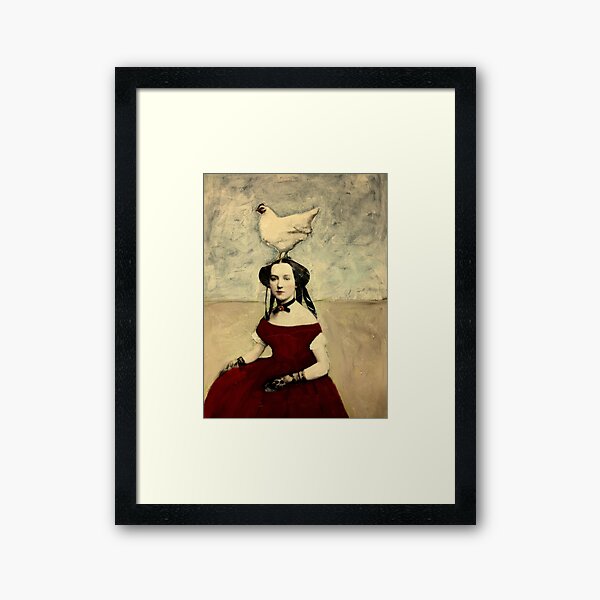 Queen Hen Framed Art Print