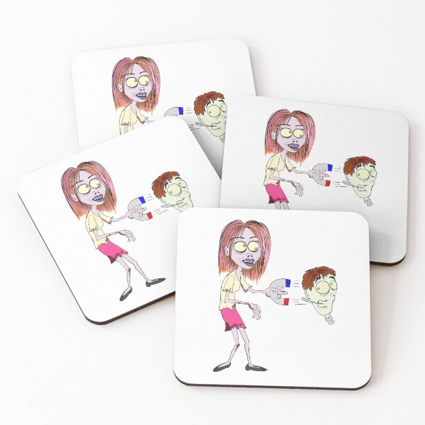 Item preview, Science zombie girl magnet designed and sold by Miguel Angel Gonzalez Santos.