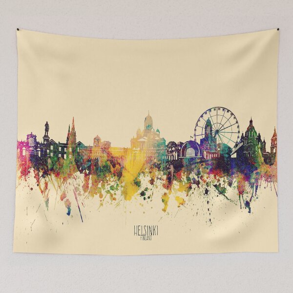 Item preview, helsinki skyline designed and sold by BekimART2.