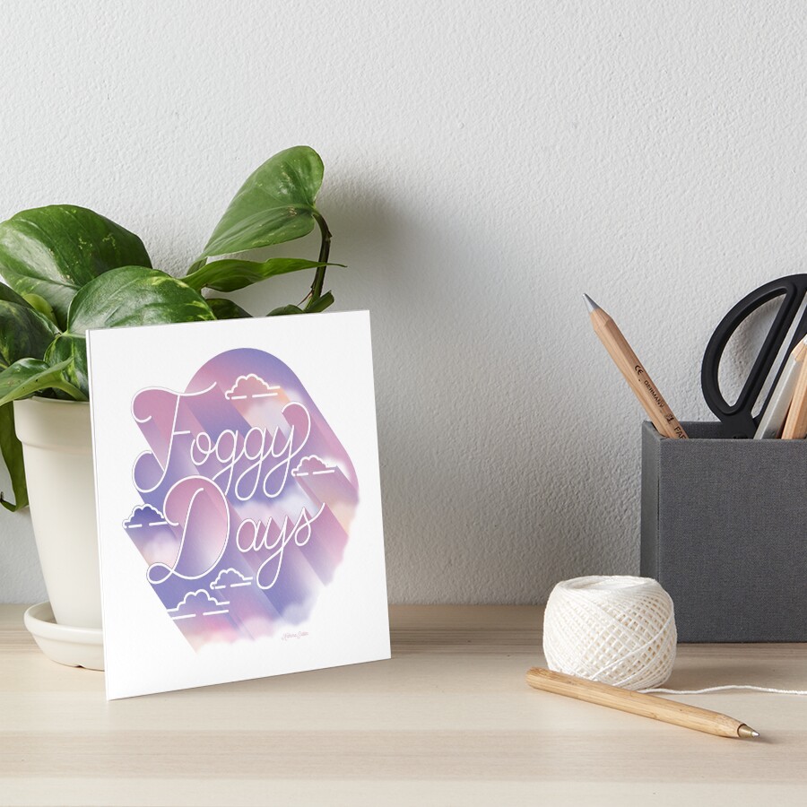 Item preview, Art Board Print designed and sold by LettermuseCo.