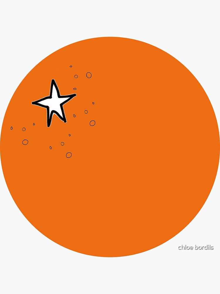Naranja, la fruta - ilustración minimalista de chloebordils