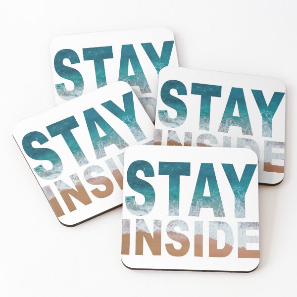 Item preview, Stay Inside Corona Virus Message designed and sold by leannarpfeffer.