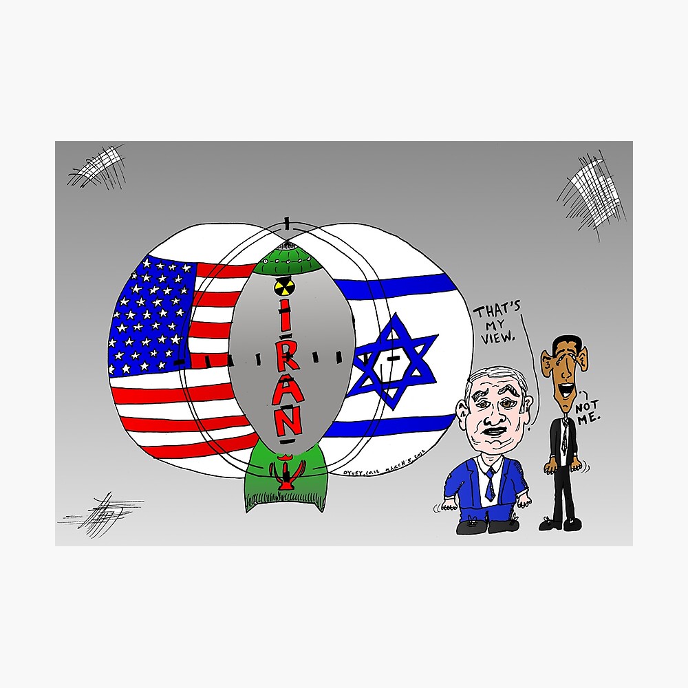 Venn Diagram Cartoon of The US Israel and Iran Venn Diagram Cartoon of The US Israel and Iran