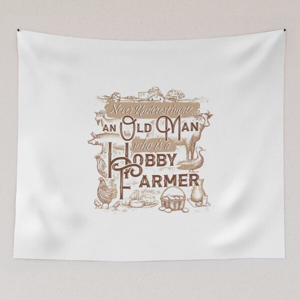 Item preview, Never Underestimate An Old Man Who Is A Hobby Farmer designed and sold by AscendMerch.