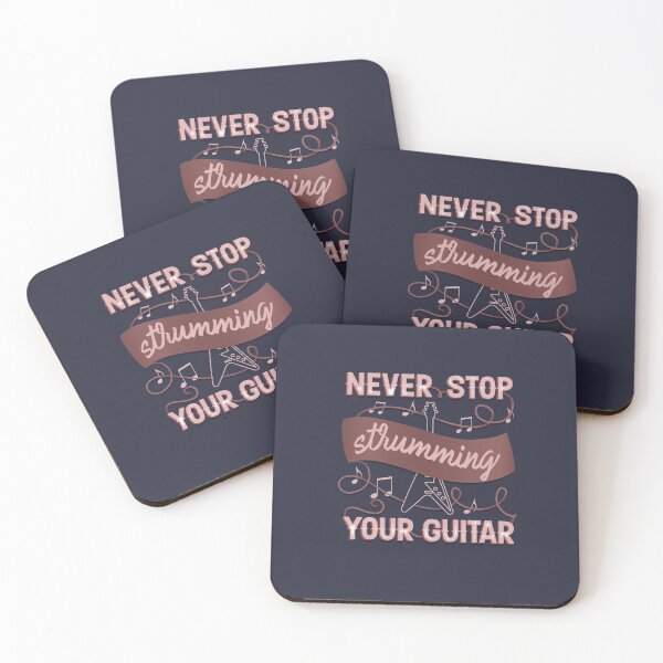 Item preview, Never Stop Strumming Your Guitar designed and sold by AscendMerch.