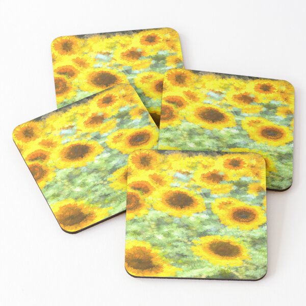 Item preview, Painterly Sunflower Field designed and sold by Londonimages.