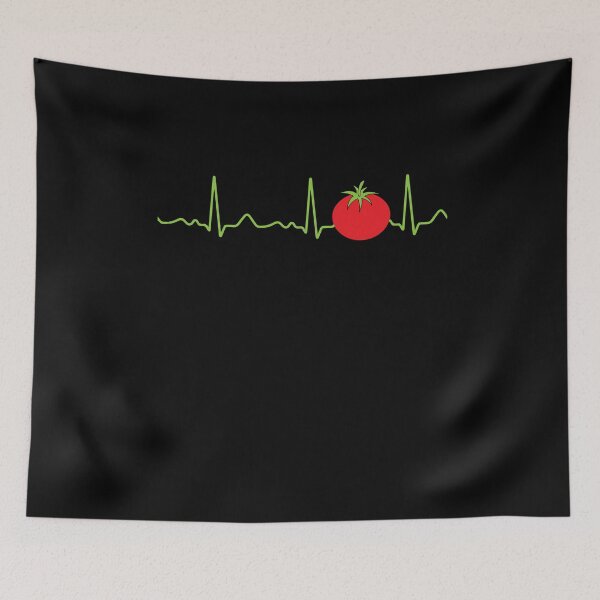 Artikelvorschau, Tomate - Herzlinie, Herzschlag, Puls, Kardio, EKG entworfen und verkauft von Mohja-Design.