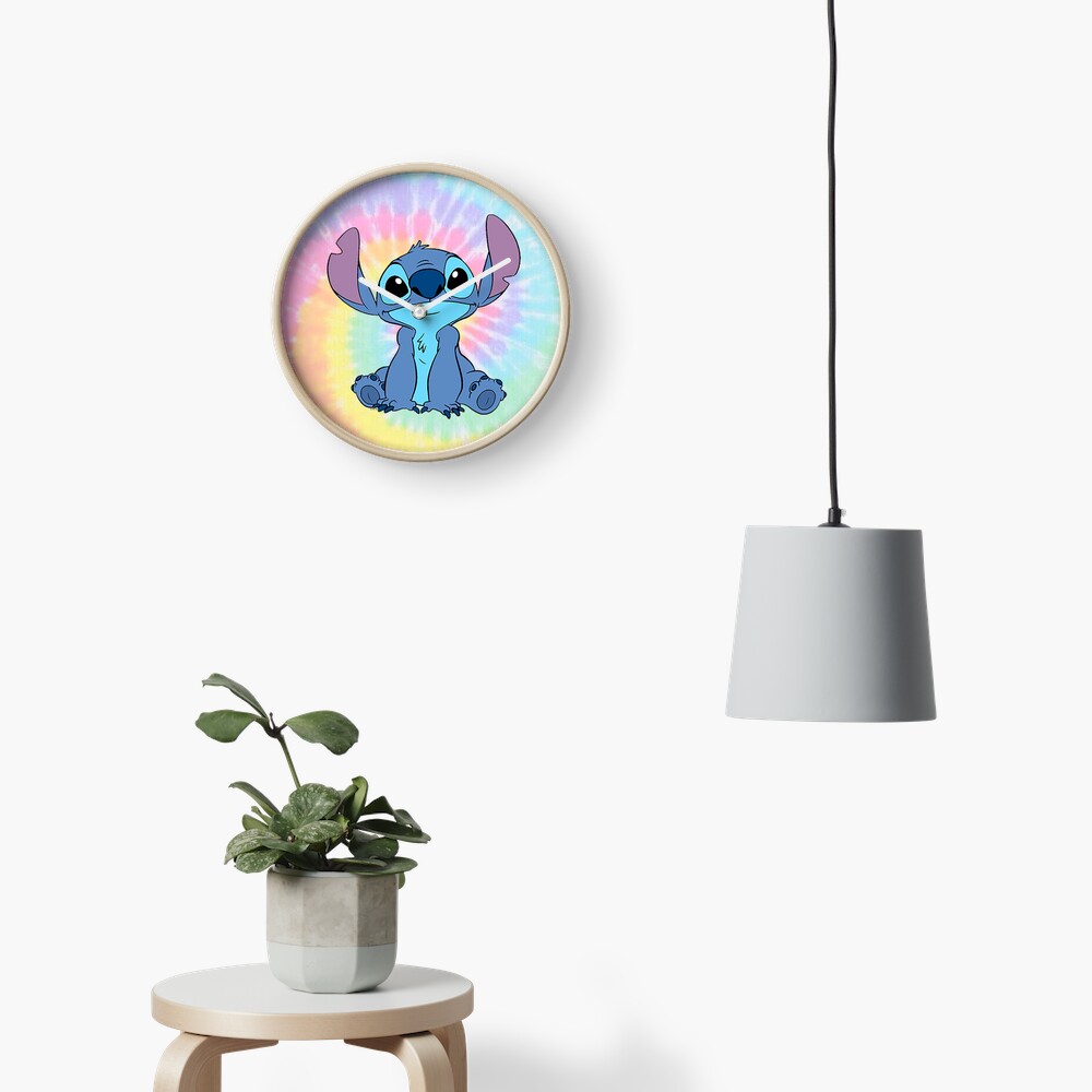 colorfull Stitch Clock