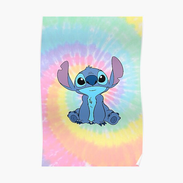 Colorfull Stitch Poster By Sdkay Redbubble