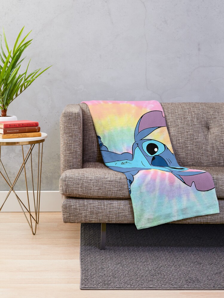 Alternate view of colorfull Stitch Throw Blanket