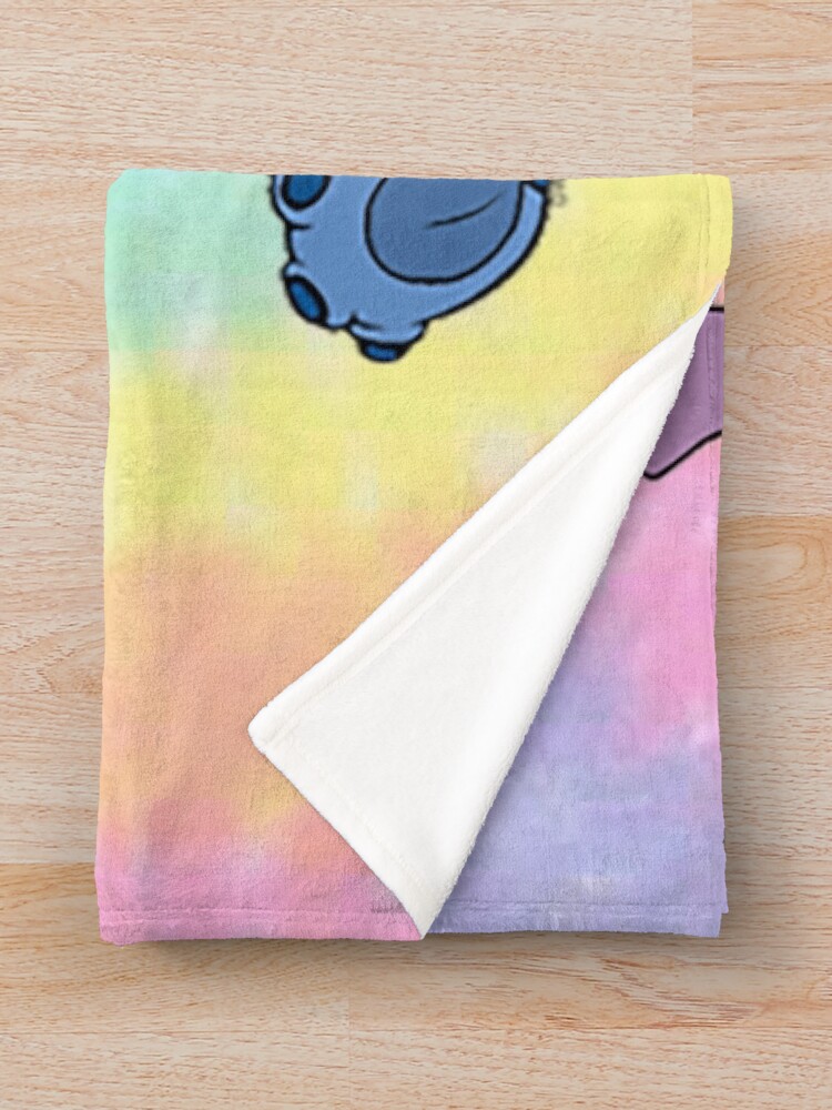 Alternate view of colorfull Stitch Throw Blanket