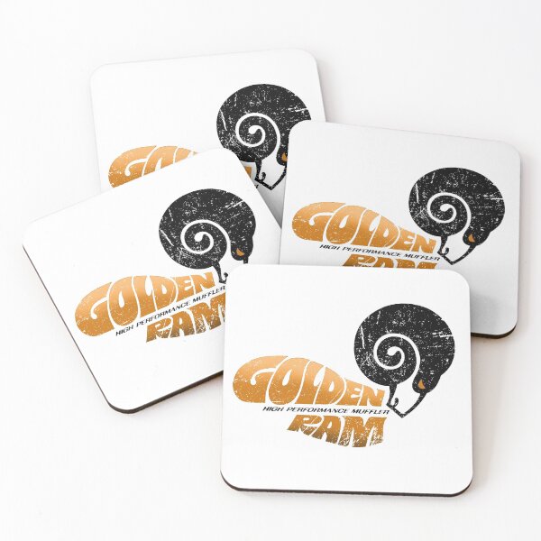 Item preview, Golden Ram Muffler designed and sold by Retrorockit.
