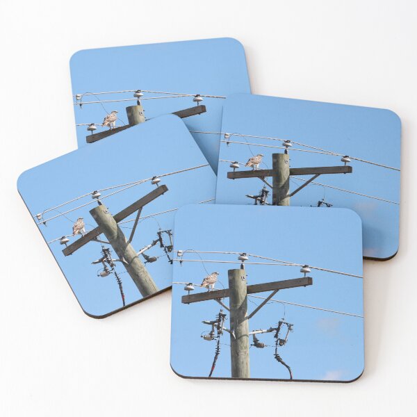 Item preview, Red Tailed Hawk on Telephone Pole 3 designed and sold by Susie Kramer.