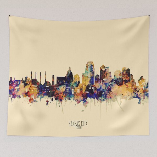 Item preview, kansas city skyline designed and sold by BekimART2.