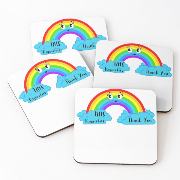 Item preview, Thank You Rainbow NHS Keyworkers Support  designed and sold by MagicBoutique.