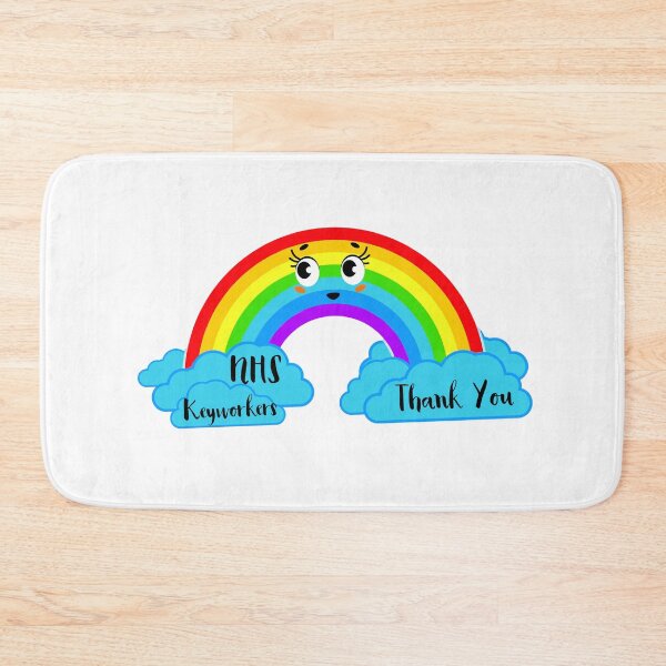 Item preview, Thank You Rainbow NHS Keyworkers Support  designed and sold by MagicBoutique.
