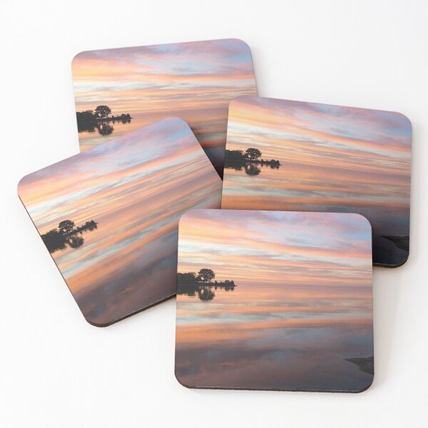 Item preview, Multicolored Brushstrokes - Silky Sunrise on Lake Ontario designed and sold by Georgia Mizuleva.